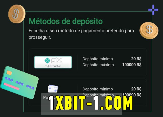 O cassino 1xbit bet oferece uma grande variedade de métodos de pagamento
